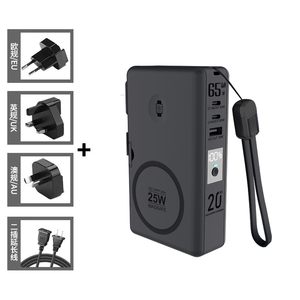 Banco de Energía con Cargador Inalámbrico para Reloj y Teléfono Celular, Top Ventas en Línea 2025, con Cable Integrado para Viajes - Product Image 6