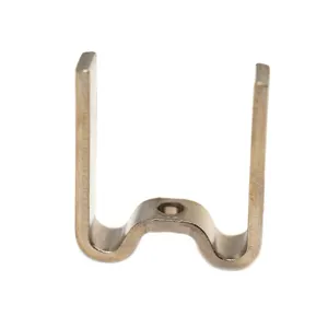 Özelleştirilmiş damgalı parça mobilya parçaları Metal braket paslanmaz çelik M şekilli sabitleme braketi