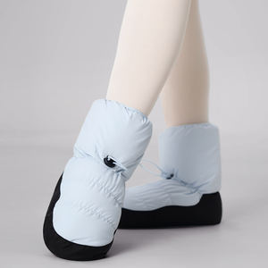 Chaussons de danse pour femmes et filles, antidérapants, pour l'hiver, ballerines, bottes de danse, Daydance D888, tige en polyester, doublure en coton de soie - Product Image 3