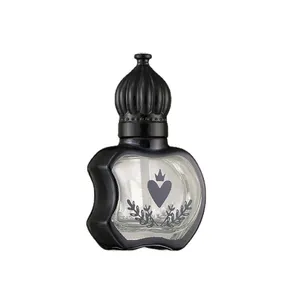 7-12ml bottiglia di rullo di profumo fantasia decorativa a forma di mela vuota con tappo nero oro UV