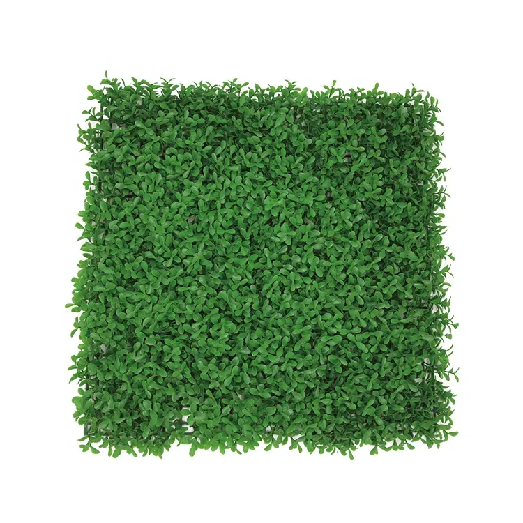 Artificial boxwood grass wall panels topiary hedge plant UV protection green backdrop for decorating gardens