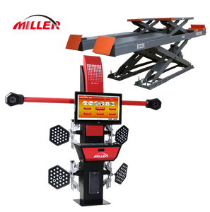 Máquina 3D de alineación de ruedas avanzada y máquina de alineación de automóviles Sistema de imagen único para el taller de postelevación de servicio de neumáticos - Product Image 1