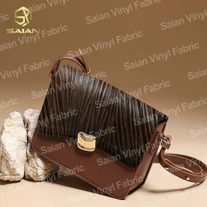 1 मिमी चमकदार धातु सोने की स्टैम्पिंग स्ट्रिप महिला हैंडबैग पर्स के लिए psic चमड़े के कपड़े को एम्बेड किया गया - Product Image 5
