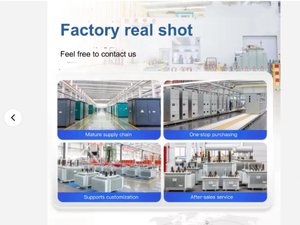 Transformador de Distribución de Energía Eléctrica Trifásico Sumergido en Aceite S11 de 300 a 1000 KVA, 10/11/33 kV, 240/400/415 V, Bifásico/Trifásico - Product Image 6
