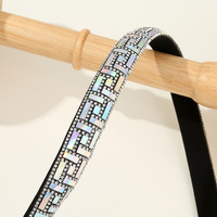 Corde en cristal Corde en strass Corde en strass pour sandale Accessoires de chaussures DIY