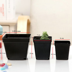<span class=keywords><strong>Macetas</strong></span> Gruesas con Bandejas, <span class=keywords><strong>Macetas</strong></span> de Plástico, <span class=keywords><strong>Macetas</strong></span> Pequeñas Creativas para Plantas Suculentas - Product Image 3