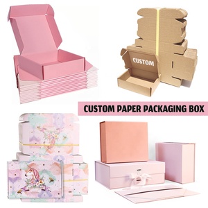 Kotak pengiriman surat karton kustom mewah kotak pengiriman kertas bergelombang kemasan karton kotak kardus bergelombang - Product Image 5