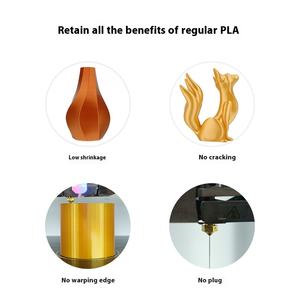 <span class=keywords><strong>ESUN</strong></span> 1KG 1.75mm PLA Soie Métal Imitation Arc-En-Ciel Gradient FDM Nylon Filament D'imprimante 3D Compatible Aurora Ersun Anycubic - Product Image 5