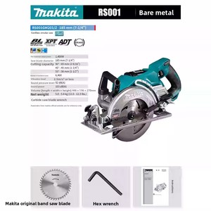 Sierra Circular Inalámbrica <span class=keywords><strong>Makita</strong></span> RS001GZ RS002GZ 40V Max XGT Sin Escobillas con Mango Trasero, Herramienta Eléctrica <span class=keywords><strong>para</strong></span> Cortar <span class=keywords><strong>Madera</strong></span> - Product Image 5
