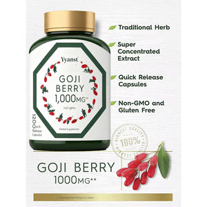 Cápsulas de Bayas de Goji de Marca Privada OEM/ODM, Extracto Concentrado de la Planta de Goji, Protege la Vista, Promueve la Digestión - Product Image 3