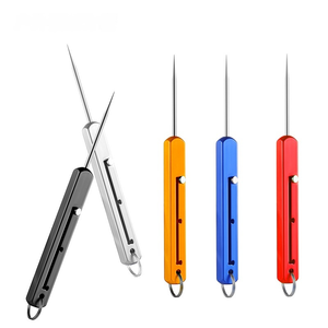 Cure-dents télescopique portable bâton de fruits à broche unique cure-dents en métal supportant le logo sculpture cadeau d'événement. - Product Image 2