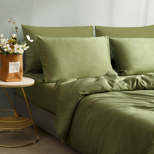 Lyocell <strong>Sheet</strong> <strong>Set</strong> Customized Size Luxury 60s 100% Bamboo Lyocell Bed <strong>Sheets</strong> Fabric for Bedding <strong>Sets</strong> Summer Quilt <strong>Sets</strong> - Product Image 2