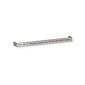 Barre d'espacement Fami pour extension télescopique, L 1250 mm, bleu RAL5012, supports - Product Image 3