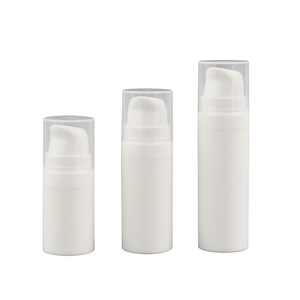 PP <b>Vacuum</b> Bottles 5ml 10ml 15ml Lotion Dispensing Skincare Packaging Tattoo Ink Container With Outer Cover Custom Logo - Product Image 3