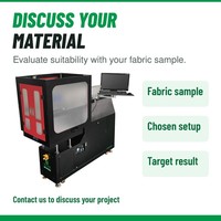 Machine de perforation laser Galvo CO2 pour échantillons de tissus clients et motifs de trous pour vêtements de sport
