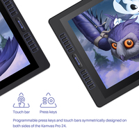 HUION — tablette graphique kamvas pro 24, 2.5K, 120% rgb, avec stylet à écran QHD