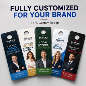 Impresión de Colgadores de Puerta Personalizados al por Mayor para Flyers de Marketing Inmobiliario, Publicidad Promocional en Vecinados Inmobiliarios - Product Image 3