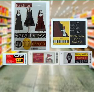 Nouveauté : Étiquettes électroniques intelligentes pour rayonnages (ESL) avec affichage numérique E-Ink de 7,5 pouces pour supermarchés - Product Image 1