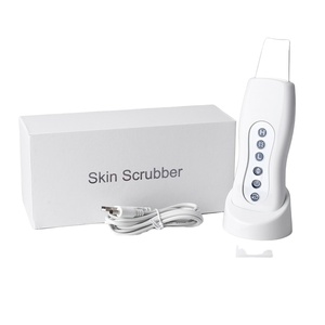 Nettoyeur de peau ultrasonique ergonomique pour le nettoyage du visage, l'élimination des points noirs et le soin des pores - Product Image 1