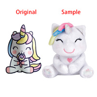 Jouet en peluche vache personnalisé OEM/ODM avec motif imprimé, jouet en peluche vache de dessin animé, jouet en peluche doux au design de vache sur mesure