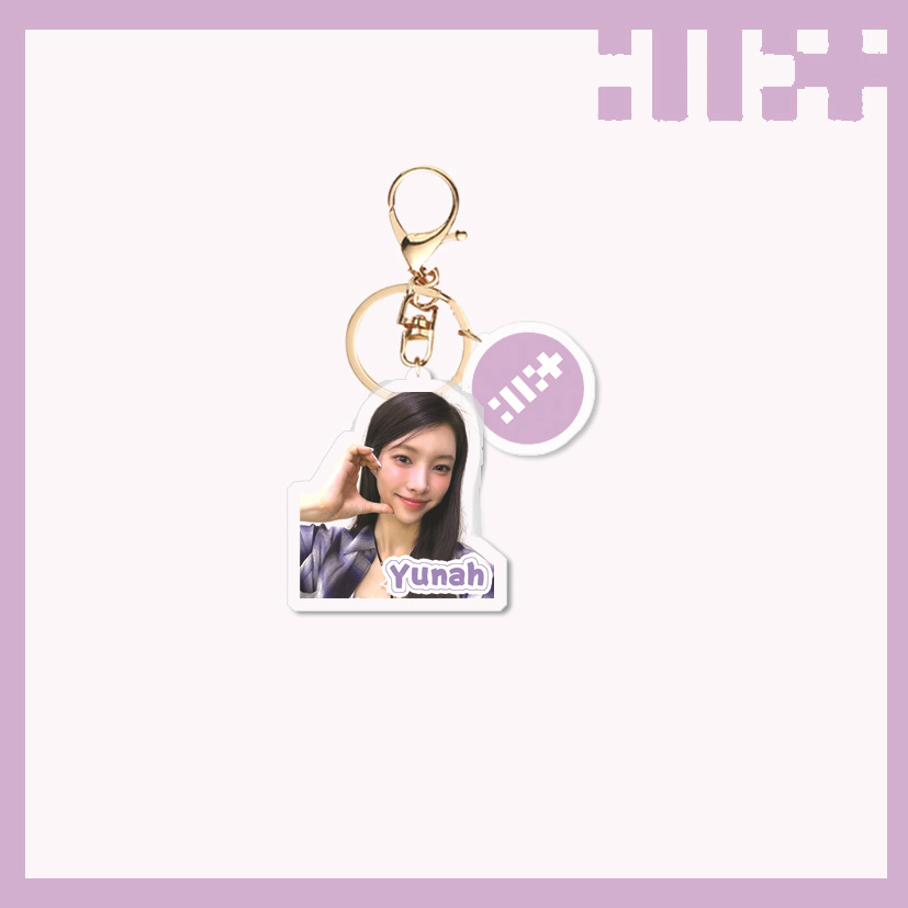 KPOP Idol ILLIT Super Real Me Plastic Keyring Acrylic Keychain