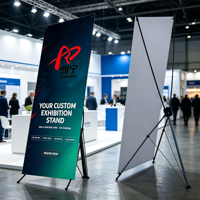 Bannière publicitaire X-stand pour événements sportifs et campagnes promotionnelles