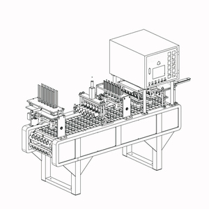 Hot Sale Automatic <strong>Communion</strong> <strong>Cup</strong> Filling and Sealing Machine Jelly Juice Yogurt <strong>Cup</strong> Filling Machine for Water - Product Image 4