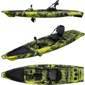 Kayak individual profesional LSF de 3.81 m de HDPE para pesca con asiento trasero de aluminio mejorado - Product Image 3