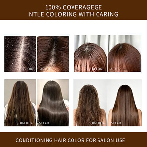 <span class=keywords><strong>Tinte</strong></span> en Crema para Cabello Marrón Canela, Larga Duración, Cobertura Total de Canas, Brillo Vibrante, Suave, Anti-Frizz, Uso Profesional en Salón, OEM ODM - Product Image 5