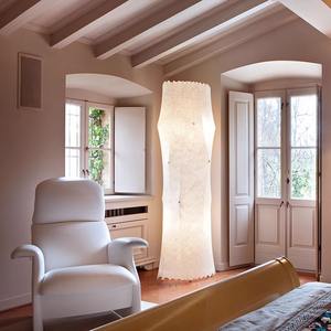 Lampe sur pied en soie style Wabi-mono Wabi-sabi, lampe de salon de style japonais pour maison d'hôtes, salon, chambre à coucher Fantasma - Product Image 4