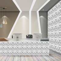 Panneau mural en plastique ignifuge de Chine, plafond durable, papier peint pour cuisine, panneau PVC 3D, panneau mural en brique 3D