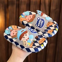 Sandales d'été pour enfants Mules Bébé Garçons Filles Cartoon Sandales pour bébé Talons plats Chaussons solides Cartoon Sandales de jardin pour enfants Chaussures