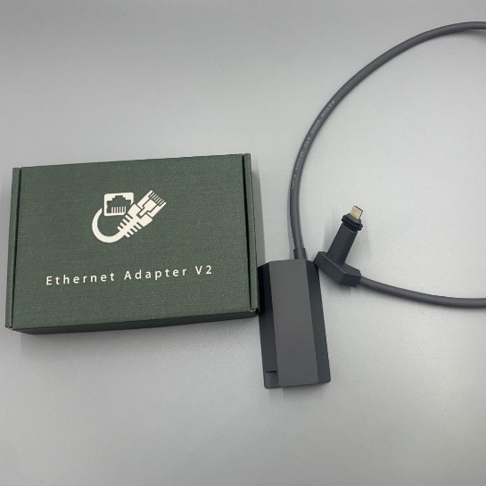 V2 Ethernet Adapter Rectangle Dish Antenna Satellite USB Internet Powerline Kit for Starlink V2 Satellite Internet Adapter