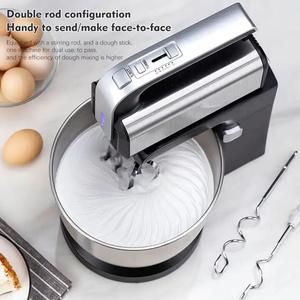 2024 gran oferta 3L planetario rotativo de larga duración mezclador de soporte de alta calidad mezclador para hornear pasteles batidora mezcladora de alimentos - Product Image 2