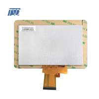 Personalizado 5 ''5 pulgadas 800x480 resolución IPS LVDS USB I2C interfaz pantalla LCD con panel táctil capacitivo CTP