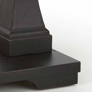 Table de canapé marron traditionnelle DB Dory avec cadre en métal durable et bois MDF pour entrée de salon Style ferme vintage - Product Image 4