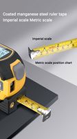 Mètre ruban laser numérique 3 en 1, mesureur de distance 40m 60m, outil de mesure, ruban à mesurer laser 5m avec écran LCD numérique