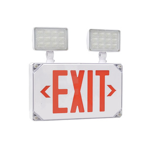 Populair Ontwerp Waterdichte Twin Spots Nooduitgang Bord Led Licht Noodgeval Combo Lamp Voor Natte Locatie - Product Image 5