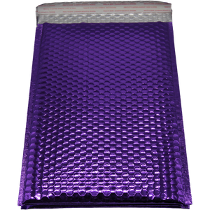 Bolsa Protectora de Burbujas Metálica Morada con Acolchado para Envíos y Embalaje - Product Image 3