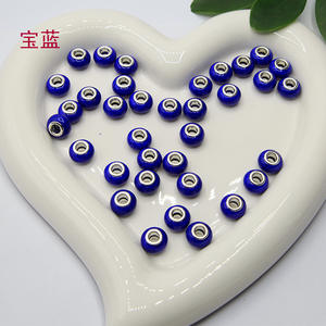 Cuentas Acrílicas Redondas de 14 mm, Diseño de Explosión Turquesa, Agujero Grande para Fabricación de Joyas, Accesorios, Pulseras y Cadenas, Venta Caliente, 500 Piezas - Product Image 5