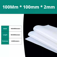 Plaque en caoutchouc silicone de qualité industrielle, résistante aux hautes températures, joint d'étanchéité, épaisseur personnalisée 0,5 mm-50 mm