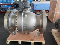 Válvula de bola eléctrica 316L de suministro de fábrica con posicionador inteligente para automatización