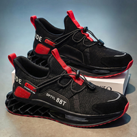 Chaussures de sport pour hommes, nouvelle tendance, respirantes, avec empeigne en mesh absorbant les chocs, vente en gros d'usine