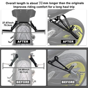 Para Yamaha FZ-<span class=keywords><strong>07</strong></span> <span class=keywords><strong>MT</strong></span>-<span class=keywords><strong>07</strong></span> 2014-2025, Barra Protectora Delantera de Acero y Aluminio para Motocicleta, Protector de Motor, Subchasis, Reposapiés para <span class=keywords><strong>Pasajero</strong></span> - Product Image 6