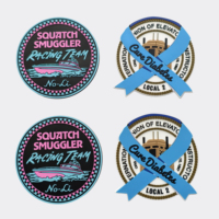 Sous-verres promotionnels personnalisés en PVC avec logo d'oiseaux de dessin animé, sous-verres ronds en caoutchouc, cadeaux d'affaires, sous-verres pour animaux