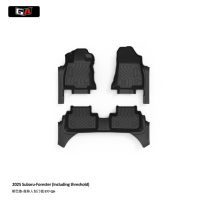 Nouveaux tapis de voiture imperméables en TPE 2025, ensemble complet pour Subaru Forester, faciles à nettoyer, antidérapants, avec tapis de coffre et protection de dossier de siège