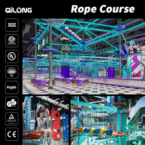 Thương mại Tùy chỉnh trong nhà Thiết bị sân chơi cho trẻ em với lớn trượt mềm chơi và leo dây tất nhiên chơi khu vực - Product Image 3