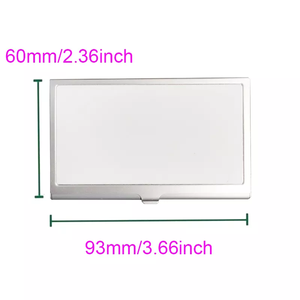 Qualisub ที่ใส่นามบัตรโลหะแบบส่วนบุคคล,ที่ใส่นามบัตรแบบระเหิดสำหรับงานพิมพ์แบบกำหนดเอง - Product Image 2