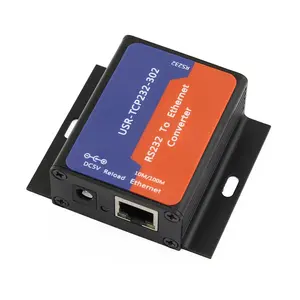 USR-TCP232-302 Serial RS232 para Ethernet Módulo Servidor TCP/IP Conversor Ethernet Suporte DHCP/DNS 200 Atualizado