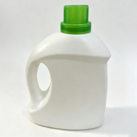 Conteneur de savon liquide unique 1L 2L en HDPE avec bouchon à vis et poignée pour détergent